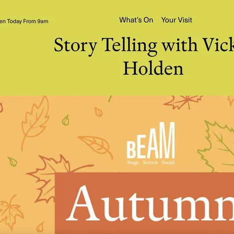 Autumn storytelling BEAM Theatre Hertford